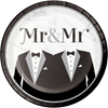 Image sur MR & MR WEDDING - 9" PLATES