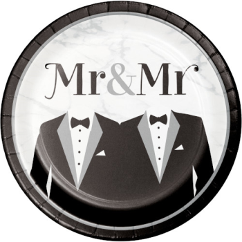 Image de MR & MR WEDDING - 9" PLATES