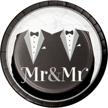 Image de MR & MR WEDDING - 7" PLATES