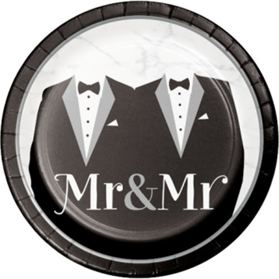 Picture of MR & MR WEDDING - 7" PLATES