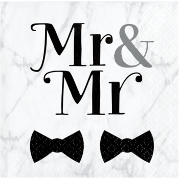 Image de MR & MR WEDDING - BEVERAGE NAPKINS