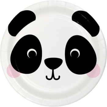 Image de ANIMAL FACES - PANDA - 9" PLATES