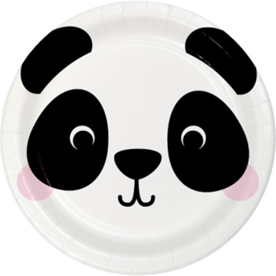 Picture of ANIMAL FACES - PANDA - 9" PLATES