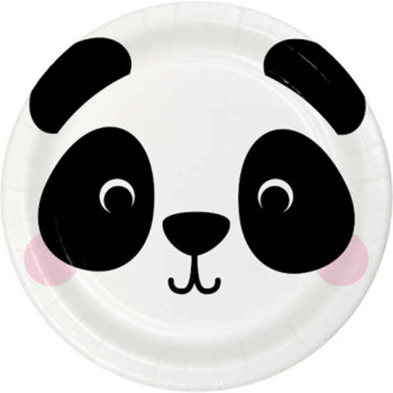 Image sur ANIMAL FACES - PANDA - 9" PLATES