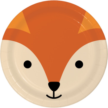 Image de ANIMAL FACES - FOX - 9" PLATES