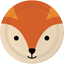 Image de ANIMAL FACES - FOX - 9" PLATES