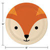 Image sur ANIMAL FACES - FOX - 9" PLATES