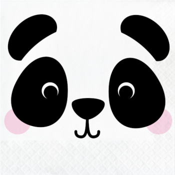 Image de ANIMAL FACES - PANDA - LUNCHEON NAPKINS