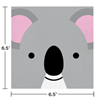 Image sur ANIMAL FACES - KOALA - LUNCHEON NAPKINS