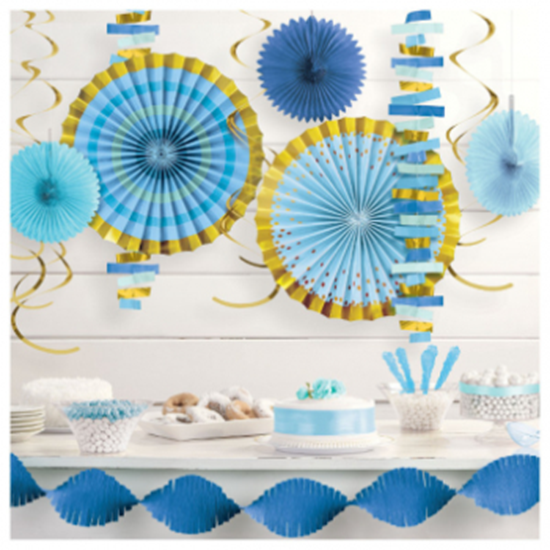Picture of DECOR - BABY SHOWER DECORATING KIT - BOY