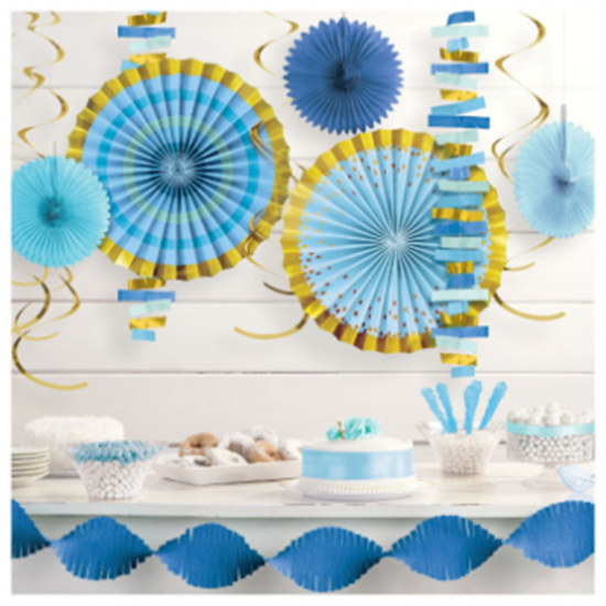 PartyMart. DECOR BABY SHOWER DECORATING KIT BOY