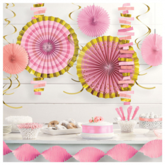 PartyMart. BABY SHOWER DECORATING KIT GIRL