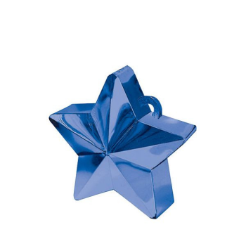 Image de PLASTIC STAR  BALLOON WEIGHT - BLUE