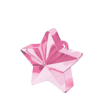 Image de PLASTIC STAR  BALLOON WEIGHT - PINK