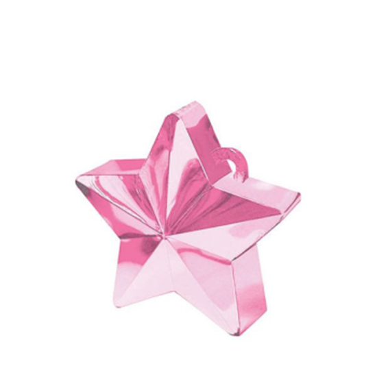 Picture of PLASTIC STAR  BALLOON WEIGHT - PINK