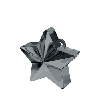 Image de PLASTIC STAR  BALLOON WEIGHT - BLACK