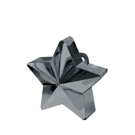 Picture of PLASTIC STAR  BALLOON WEIGHT - BLACK