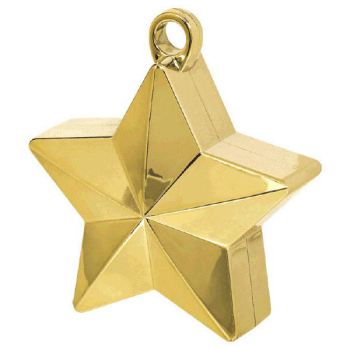 Image de STAR FOIL BALLOON WEIGHT - GOLD