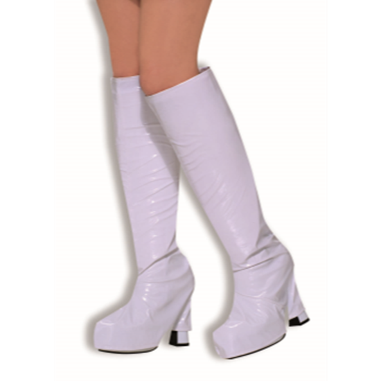 Image sur 60'S GO-GO BOOT TOP COVERS - WHITE