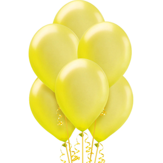 Picture of 12" YELLOW BALLOONS