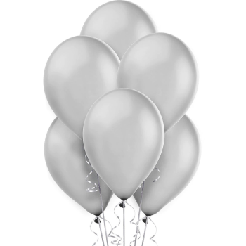 Image de 12" PEARL SILVER BALLOONS