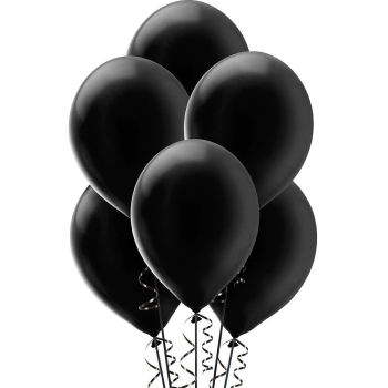 Image de 12" PEARL BLACK BALLOONS