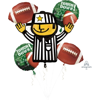 Picture of FOOTBALL & REFEREE FOIL BOUQUET