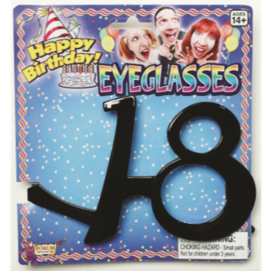 Image sur 18TH BIRTHDAY EYE GLASSES