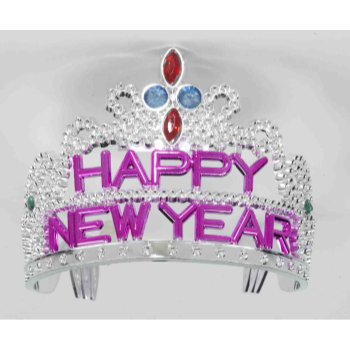 Image de WEARABLES - HAPPY NEW YEAR TIARA - SILVER