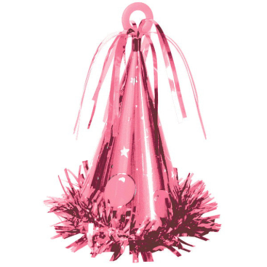 Image sur PARTY HAT BALLOON WEIGHT - PINK