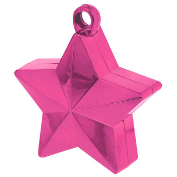 Image de PLASTIC STAR  BALLOON WEIGHT - BRIGHT PINK