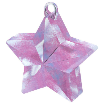 Image de PLASTIC STAR  BALLOON WEIGHT - IRIDESCENT