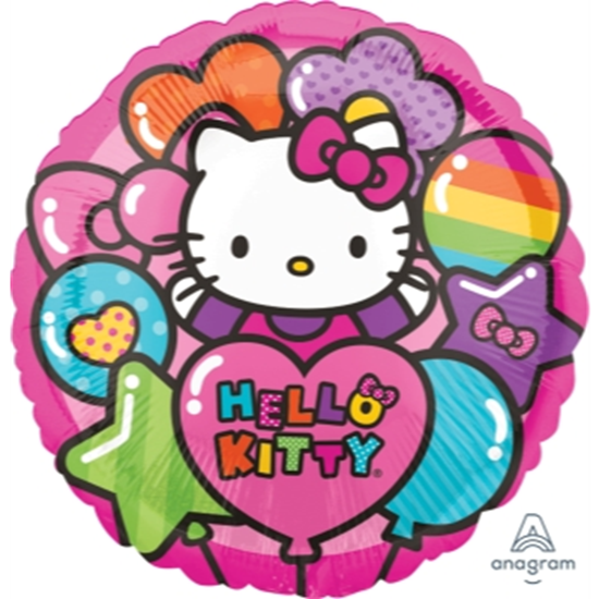 Picture of 18" FOIL - HELLO KITTY RAINBOW