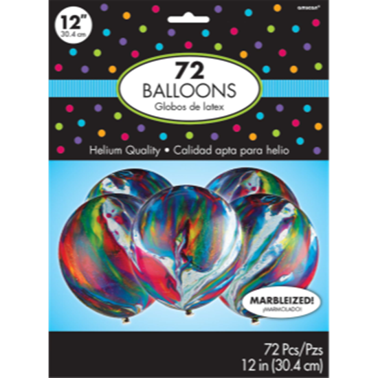 Picture of 12" MARBLE LATEX BALLOONS 72/PKG