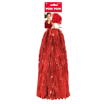Picture of SINGLE POM POMS - RED