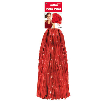 Image de SINGLE POM POMS - RED