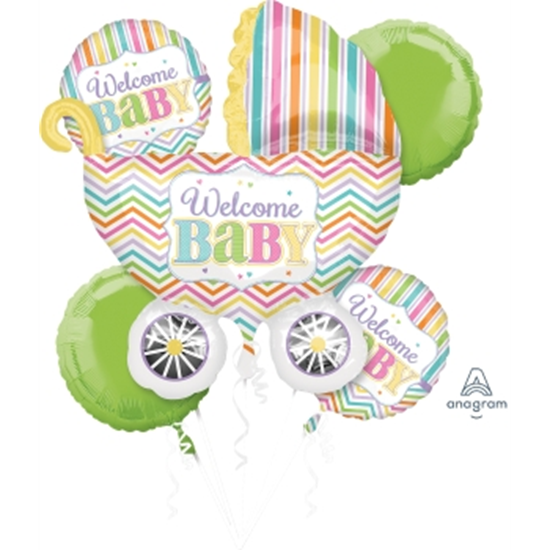 Picture of WELCOME BABY FOIL BOUQUET