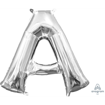 Picture of MINI SHAPE LETTER A  - SILVER (AIR FILLED)