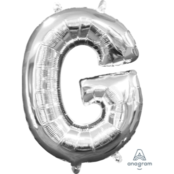 Image de MINI SHAPE LETTER G  - SILVER (AIR FILLED)