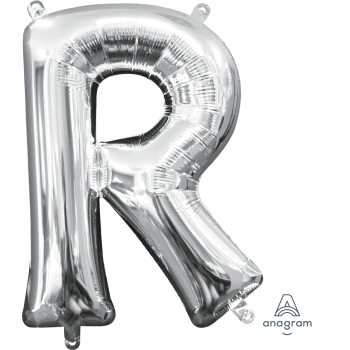 Image de MINI SHAPE LETTER R  - SILVER (AIR FILLED)