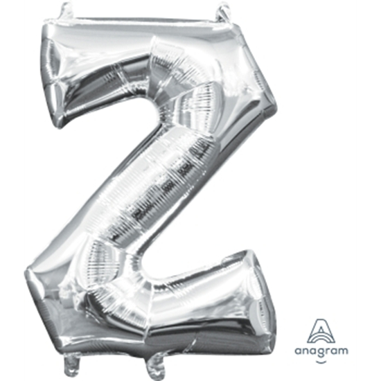 Image sur MINI SHAPE LETTER Z  - SILVER (AIR FILLED)