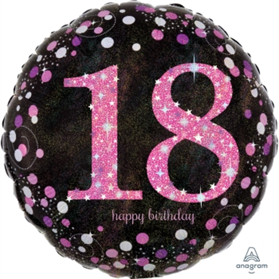 Image sur 18" FOIL - PINK CELEBRATION 18TH BIRTHDAY