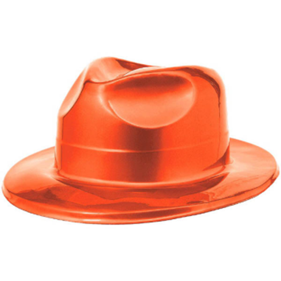 Picture of ORANGE PLS FEDORA HAT