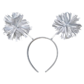 Image de SILVER POM POM HEADBOPPER