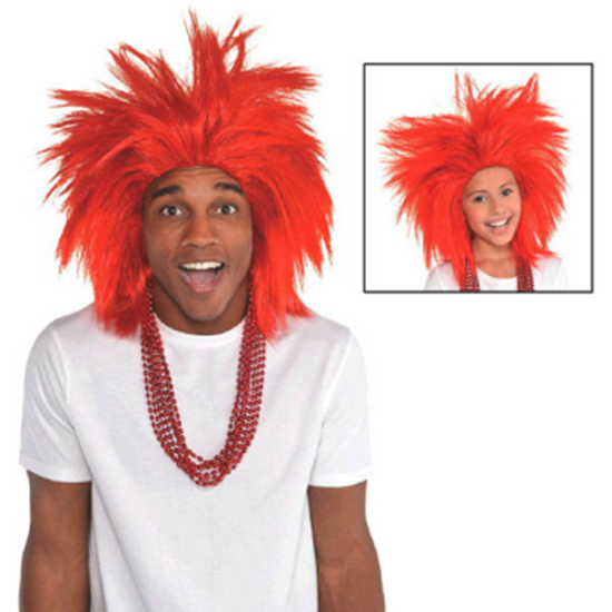 Picture of RED CRAZY WIG