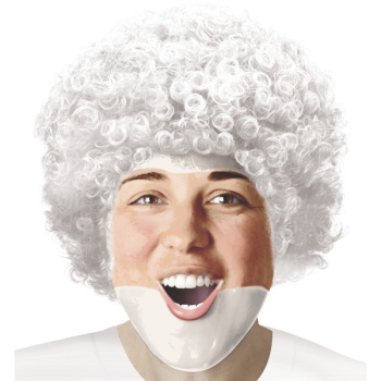 Picture of WHITE CURLY WIG