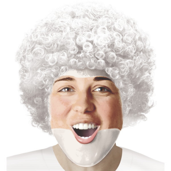 Image de WHITE CURLY WIG