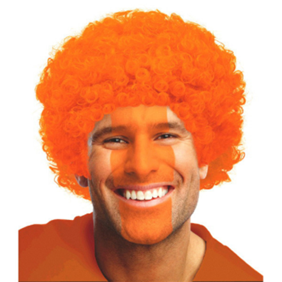 Picture of ORANGE CURLY WIG