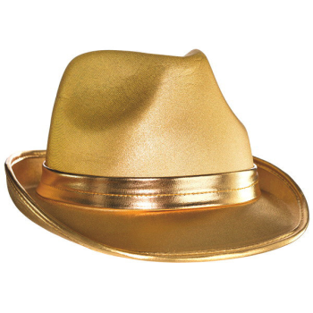 Picture of GOLD FELT FEDORA HAT