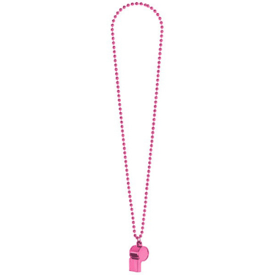 Image sur PINK WHISTLE ON BEAD NECKLACE